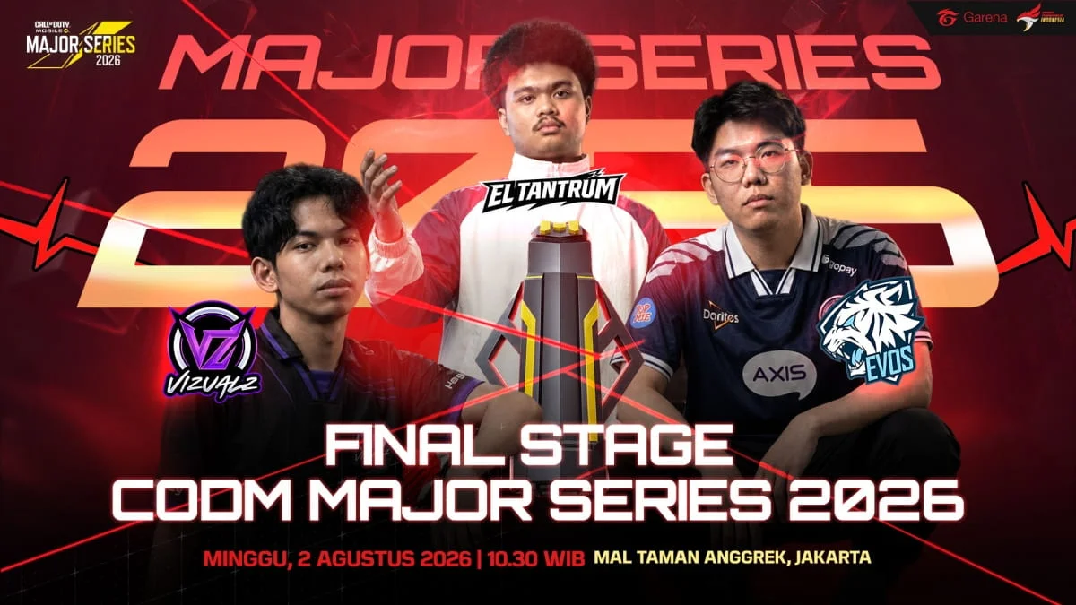 Grand Finals CODM Major Series 2026 Digelar di Taman Anggrek, Arena Perebutan Tiket World Championship !